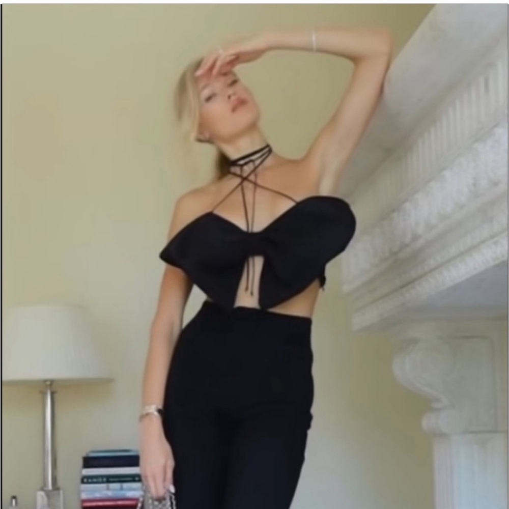 Zara Maxi Bow top